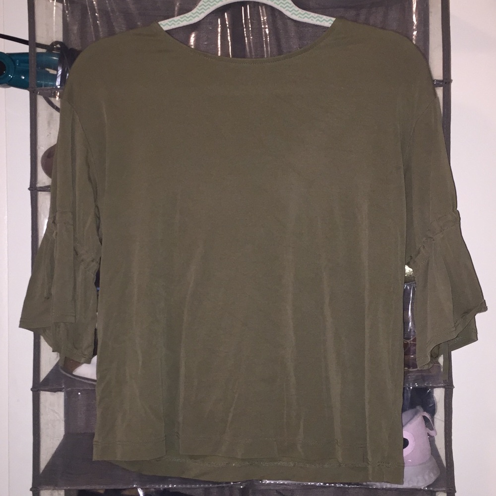 Olive Green Blouse